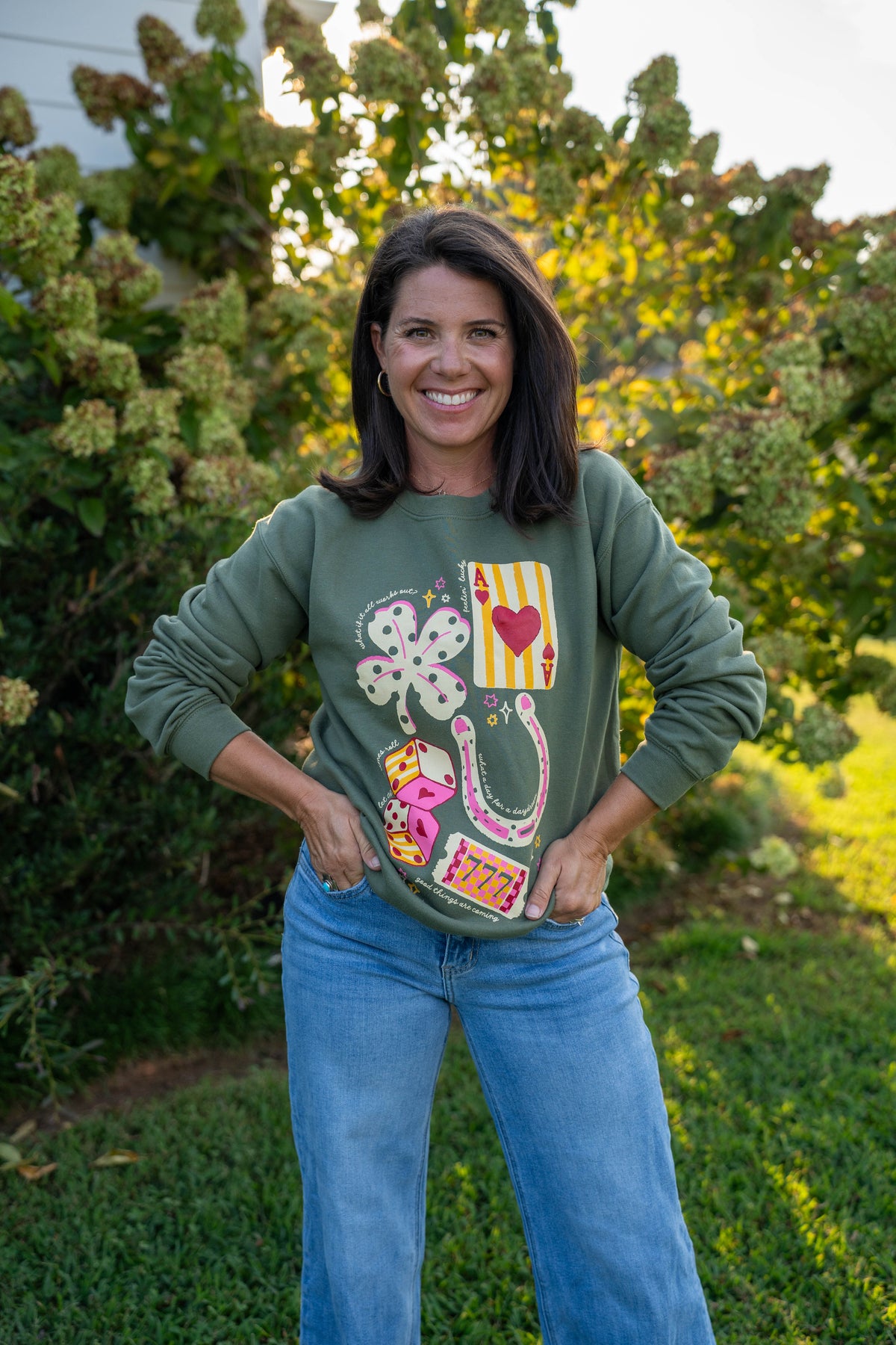 Katie Beth, owner, of Katie J’s in one of our fall favorites! 