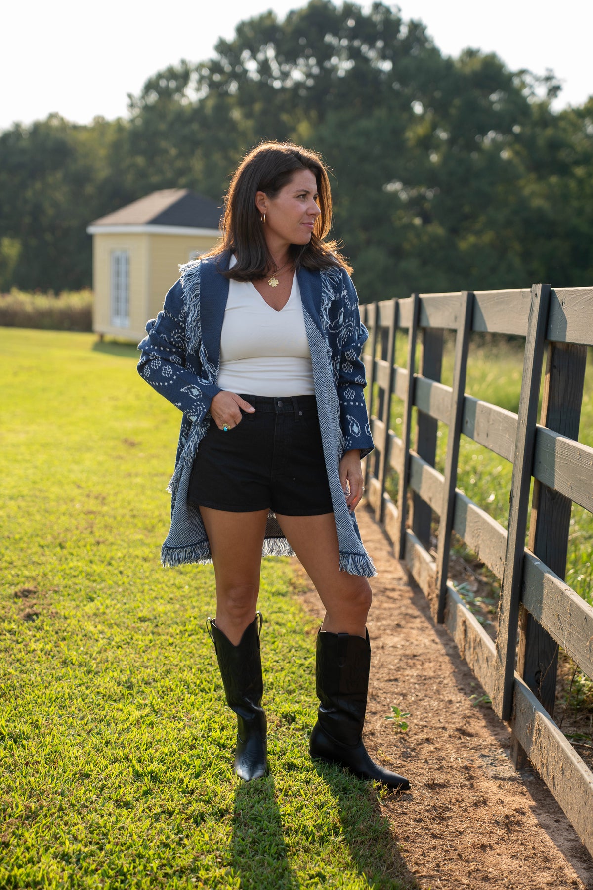 Bandana cardigan