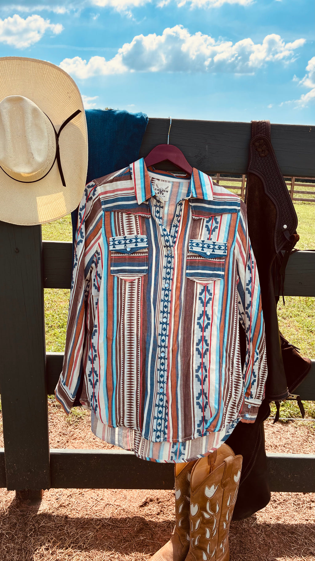 Southwestern Buttondown