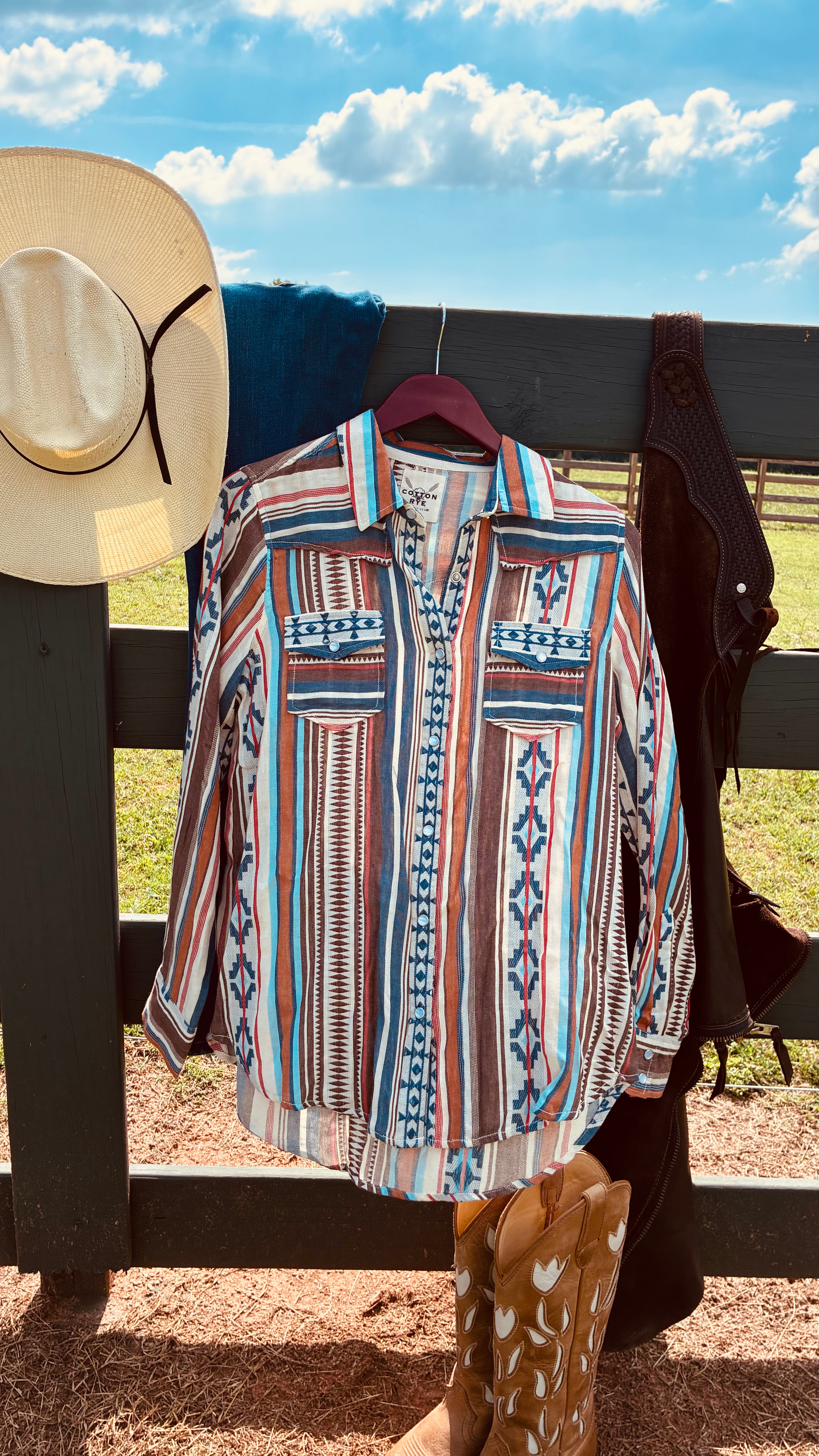 Southwestern Buttondown