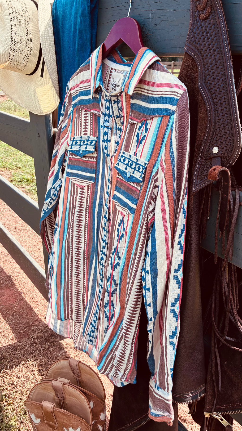 Southwestern Buttondown